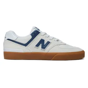 New Balance 574 Vulc Shoes - Sea Salt/Blue Rugged Walk Relaxed Style