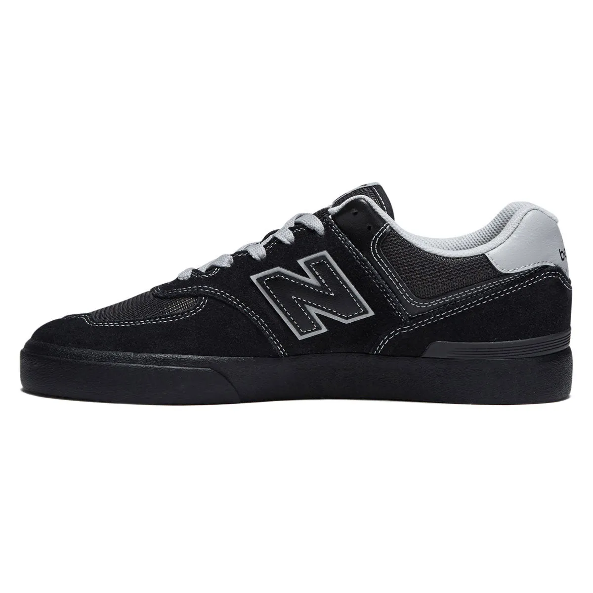 New Balance 574 Vulc Wide Shoes - Black/Black Grip Rush