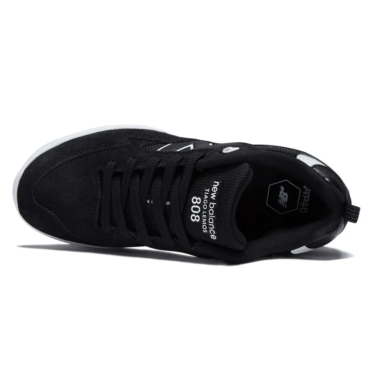 New Balance 808 Tiago Lite Shoes - Black/White Durable Sole