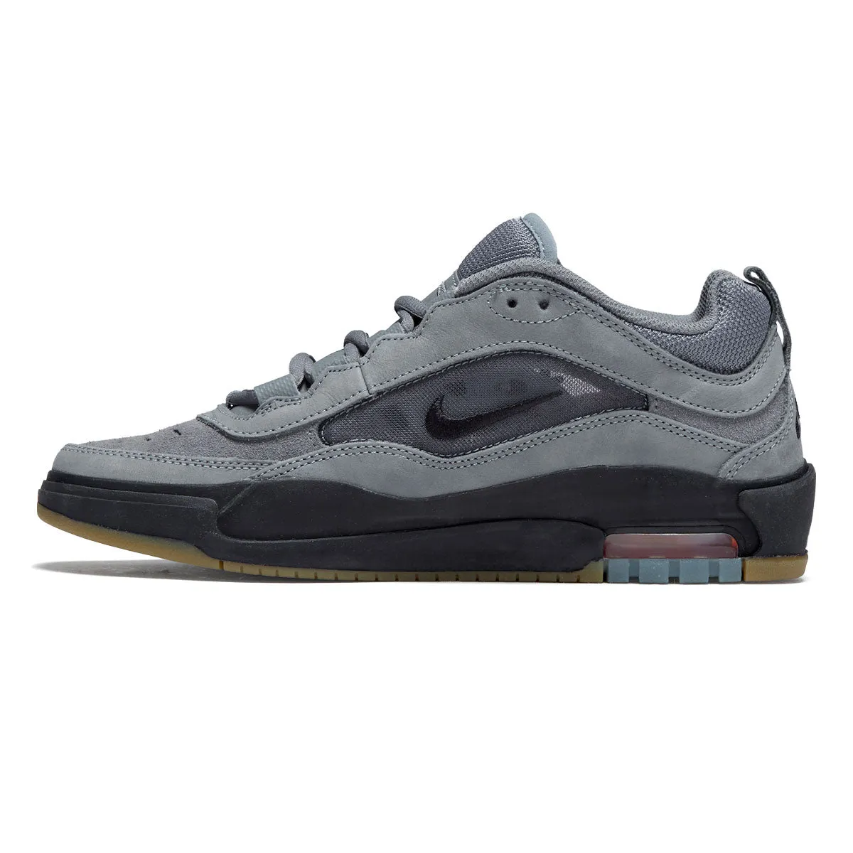 Nike SB Air Max Ishod ISO Shoes - Cool Grey/Black/Cool Grey/Dark Grey Heel Support
