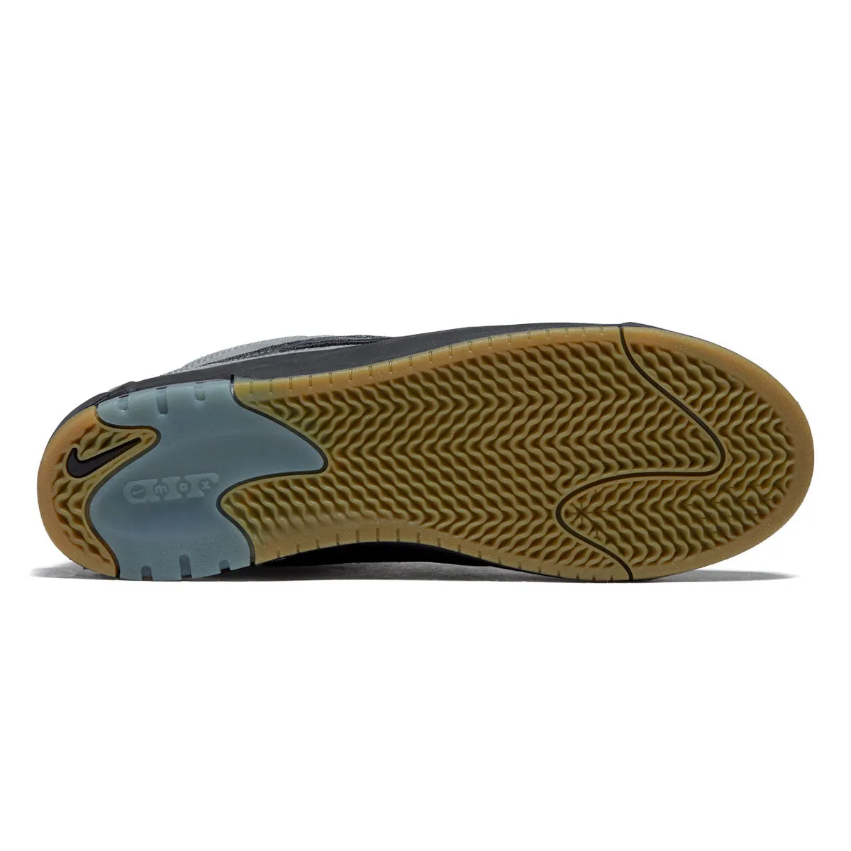 Nike SB Air Max Ishod ISO Shoes - Cool Grey/Black/Cool Grey/Dark Grey Heel Support