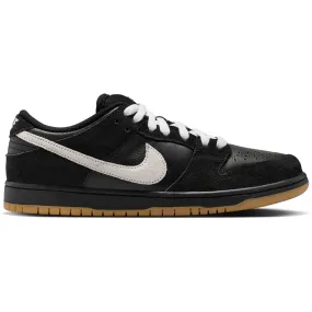 Nike SB Dunk Low Pro Shoes - Black/White/Black/Gum/Light Brown Durable Mesh Performance Ride