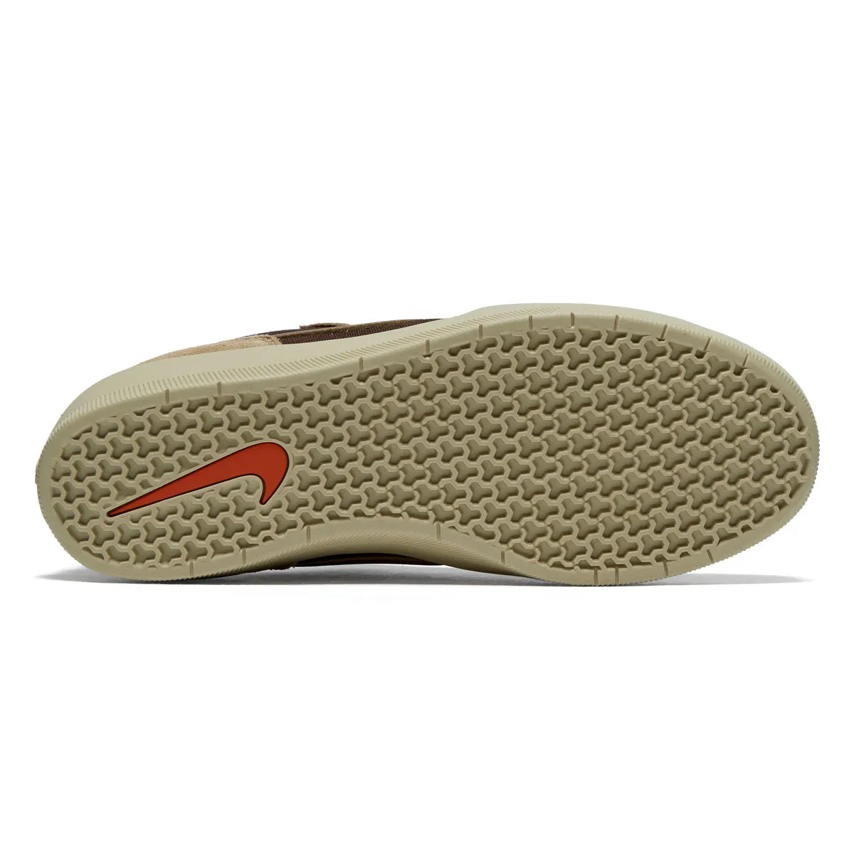 Nike SB Force 58 Shoes - Baroque Brown/Mosswood Brown Toe Guard