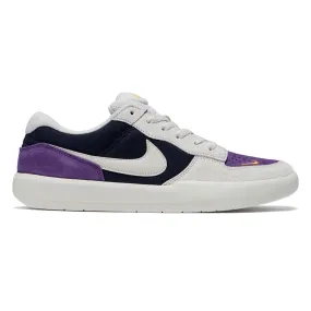 Nike SB Force 58 Shoes - Obsidian/Light Orewood Brown/Wild Grape Durable Sole