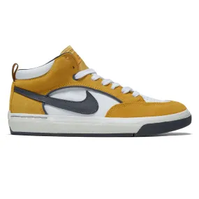Extended Ride Board Comfort Nike SB React Leo Shoes - University Gold/Dark Grey