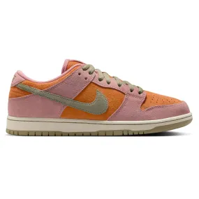 soft fit Street Power Nike SB Red Stardust Dunk Low Pro Shoes - Red Stardust/Neutral Olive/Monarch