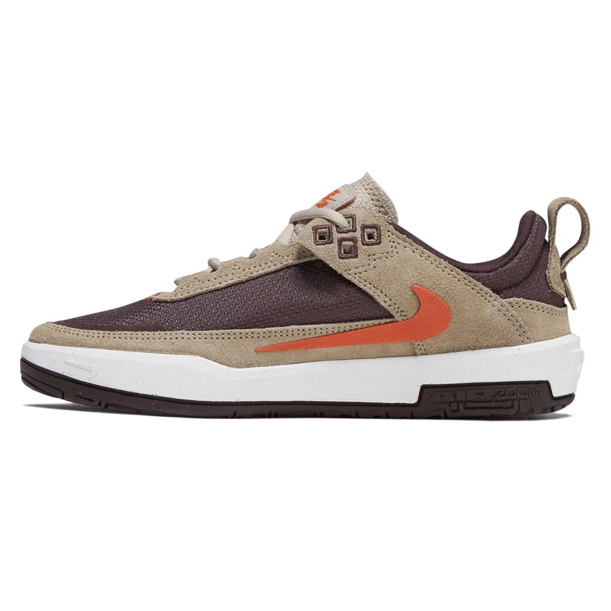 Nike SB Youth Day One Shoes - Desert Khaki/Campfire Orange Quick Flow