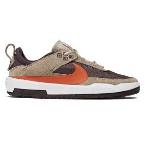 Nike SB Youth Day One Shoes - Desert Khaki/Campfire Orange Active Support Athletic Edge