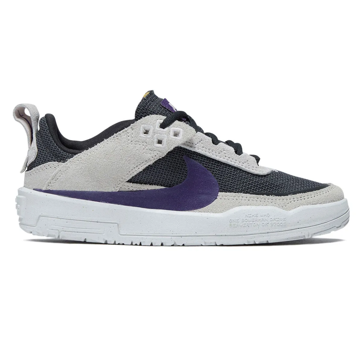 All Action Ready Classic Ride Nike SB Youth Day One Shoes - Phantom/Court Purple/Dark Smoke Grey