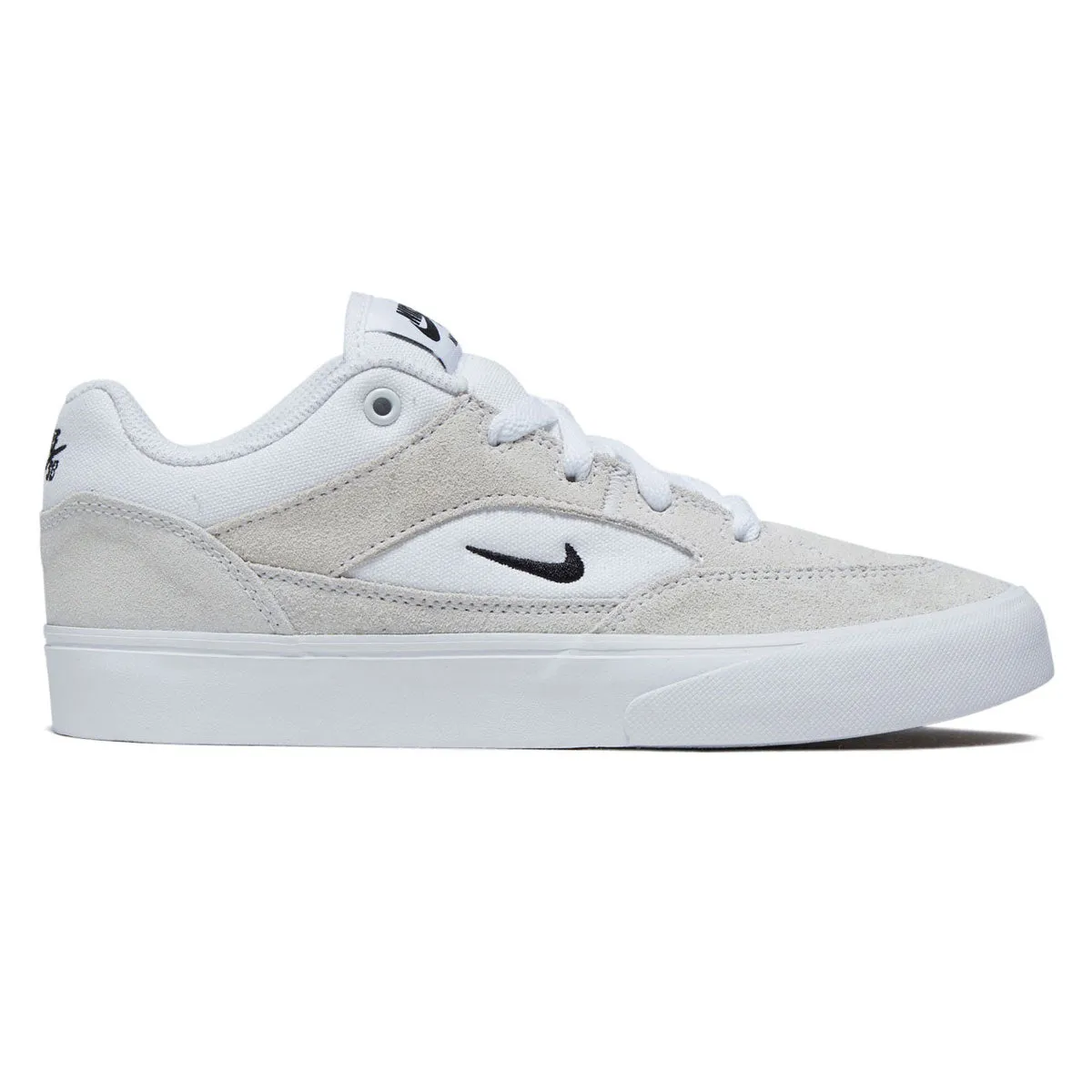 Nike SB Youth Malor Shoes - White/Black/Summit White/Gum Light Brown Impact Ease