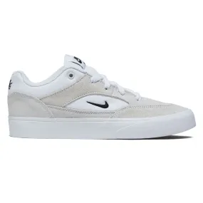 Lightweight Feel Nike SB Youth Malor Shoes - White/Black/Summit White/Gum Light Brown