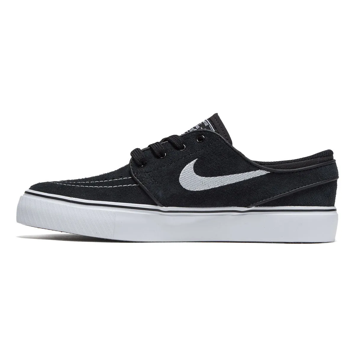 Nike SB Youth Stefan Janoski Shoes - Black/White Quick Move