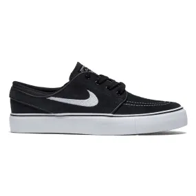 Elastic Fit Nike SB Youth Stefan Janoski Shoes - Black/White