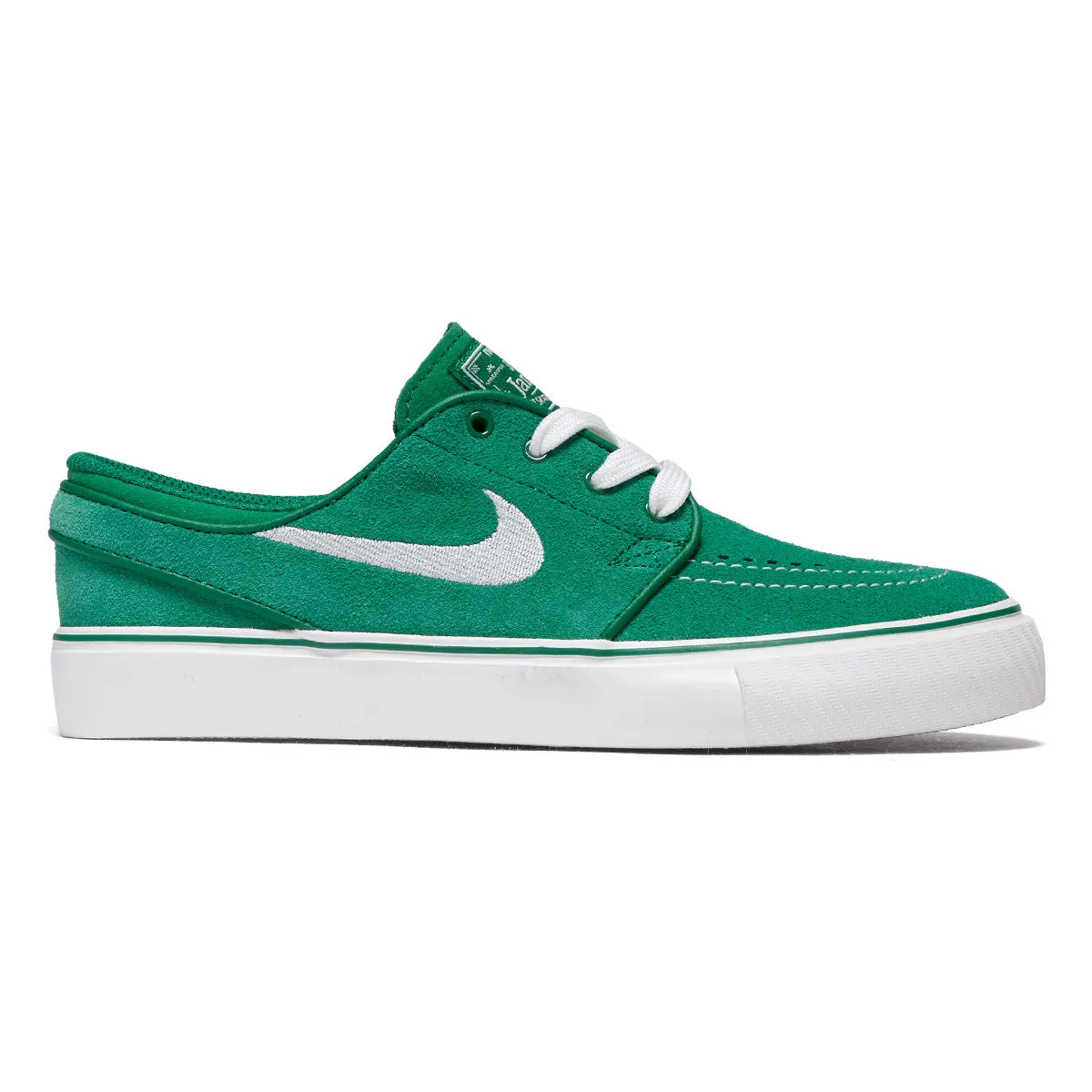 Nike SB Youth Stefan Janoski Shoes - Pine Green/Sail Functional Style