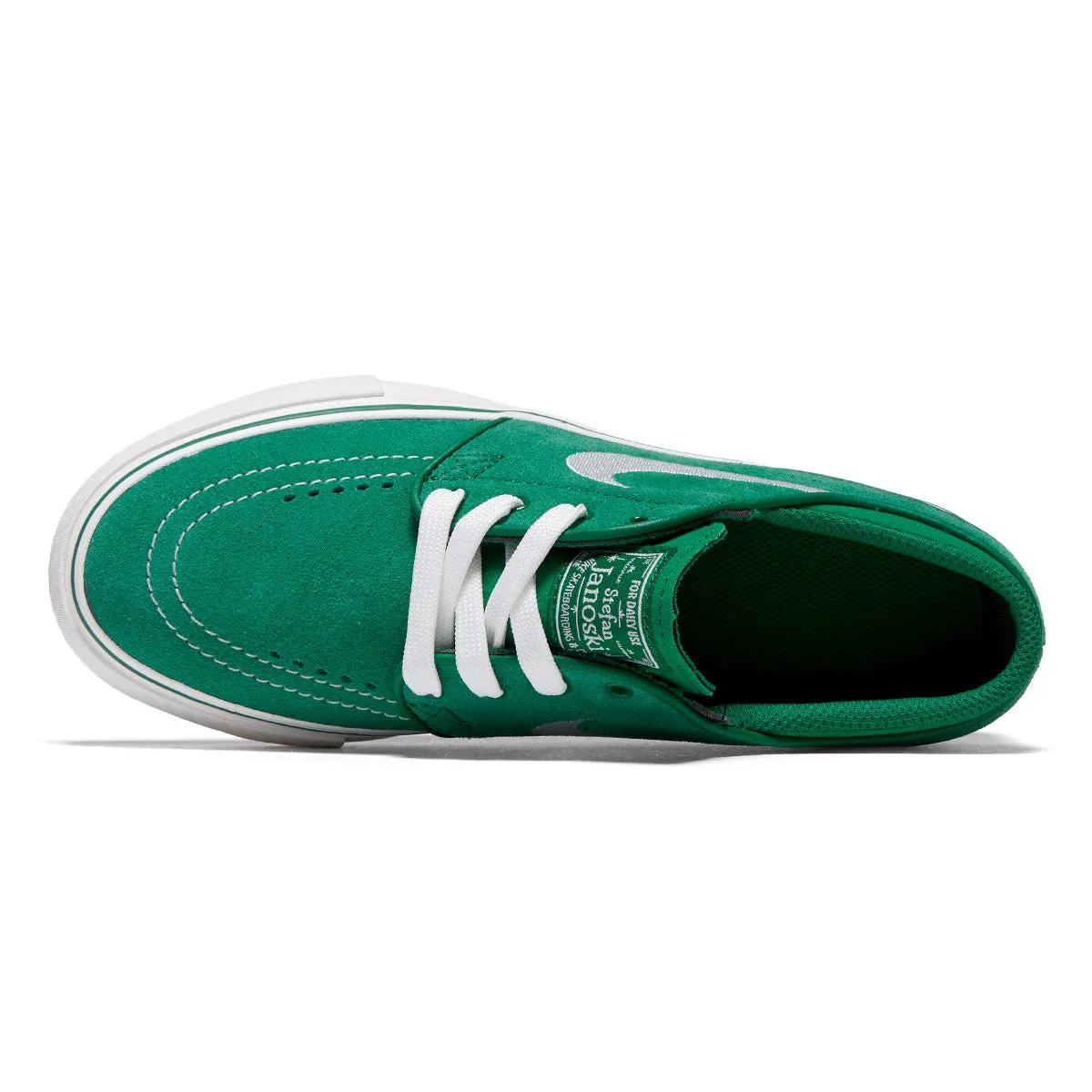 Nike SB Youth Stefan Janoski Shoes - Pine Green/Sail Flexible Support