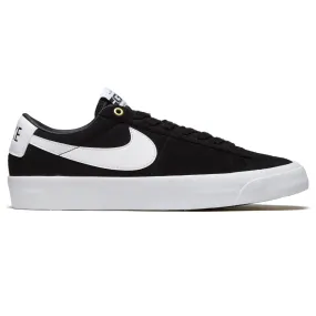 Responsive Fit Pro Level Comfort Nike SB Zoom Blazer Low Pro GT Shoes - Black/White/Black/White
