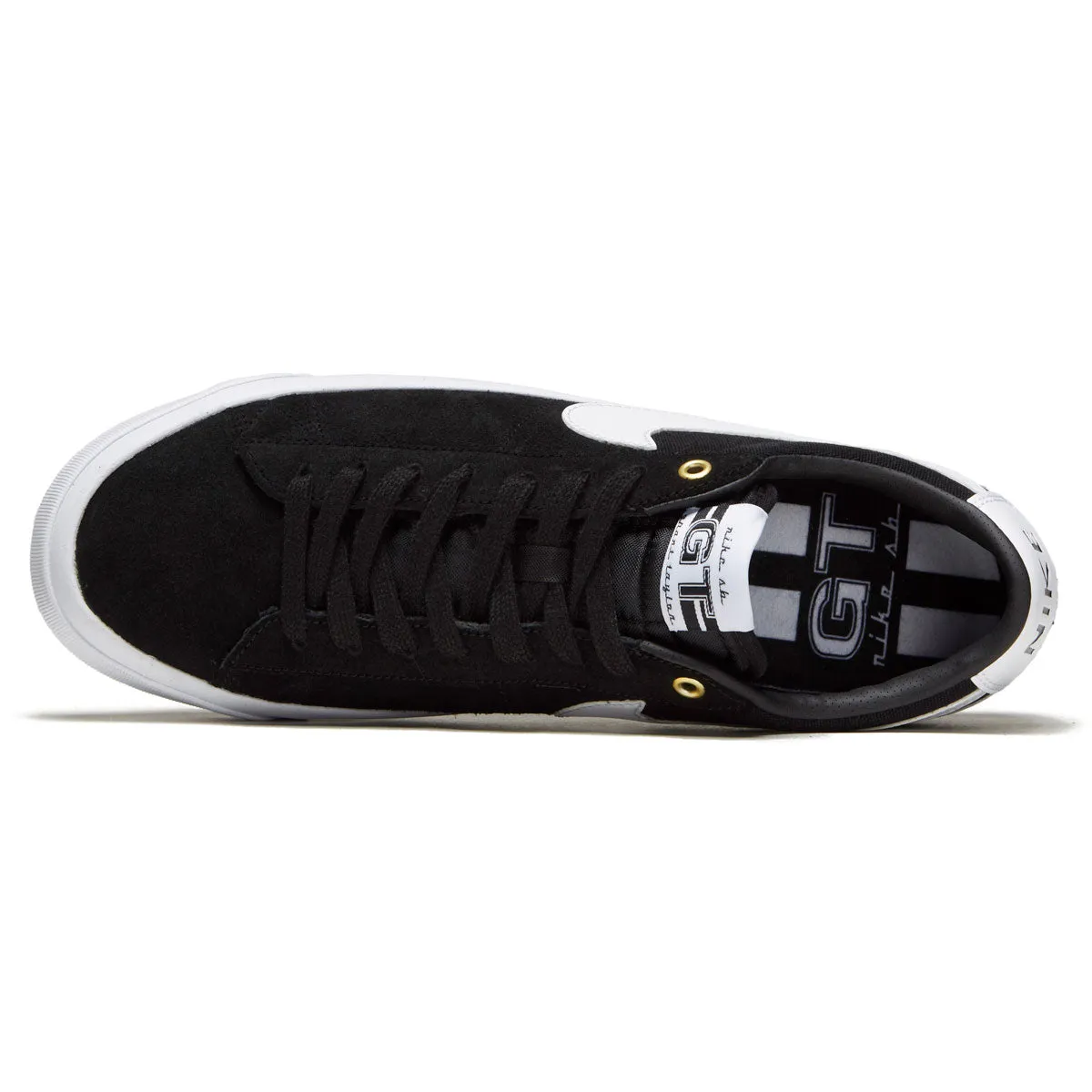 Nike SB Zoom Blazer Low Pro GT Shoes - Black/White/Black/White Board Control