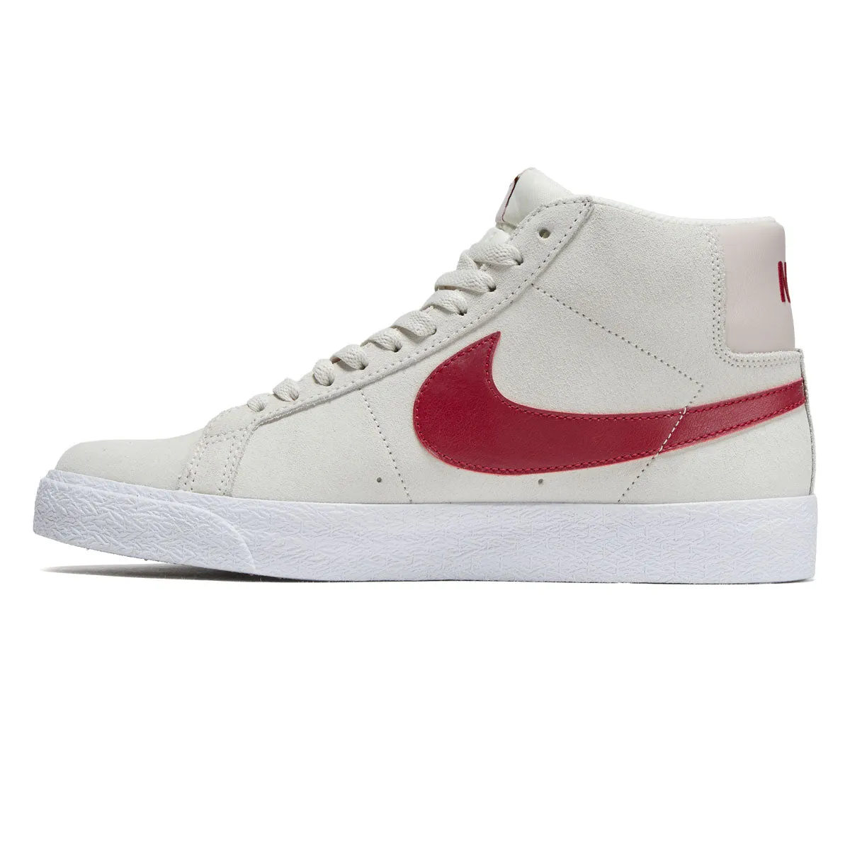 Nike SB Zoom Blazer Mid Shoes - Pale Ivory/Noble Red/Silt Red/White Shock Step Max