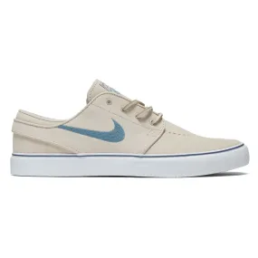 Nike SB Zoom Janoski OG Plus Shoes - Sanddrift/Smokey Blue/Thunder Blue Pro Skate Action Hardwearing Sole
