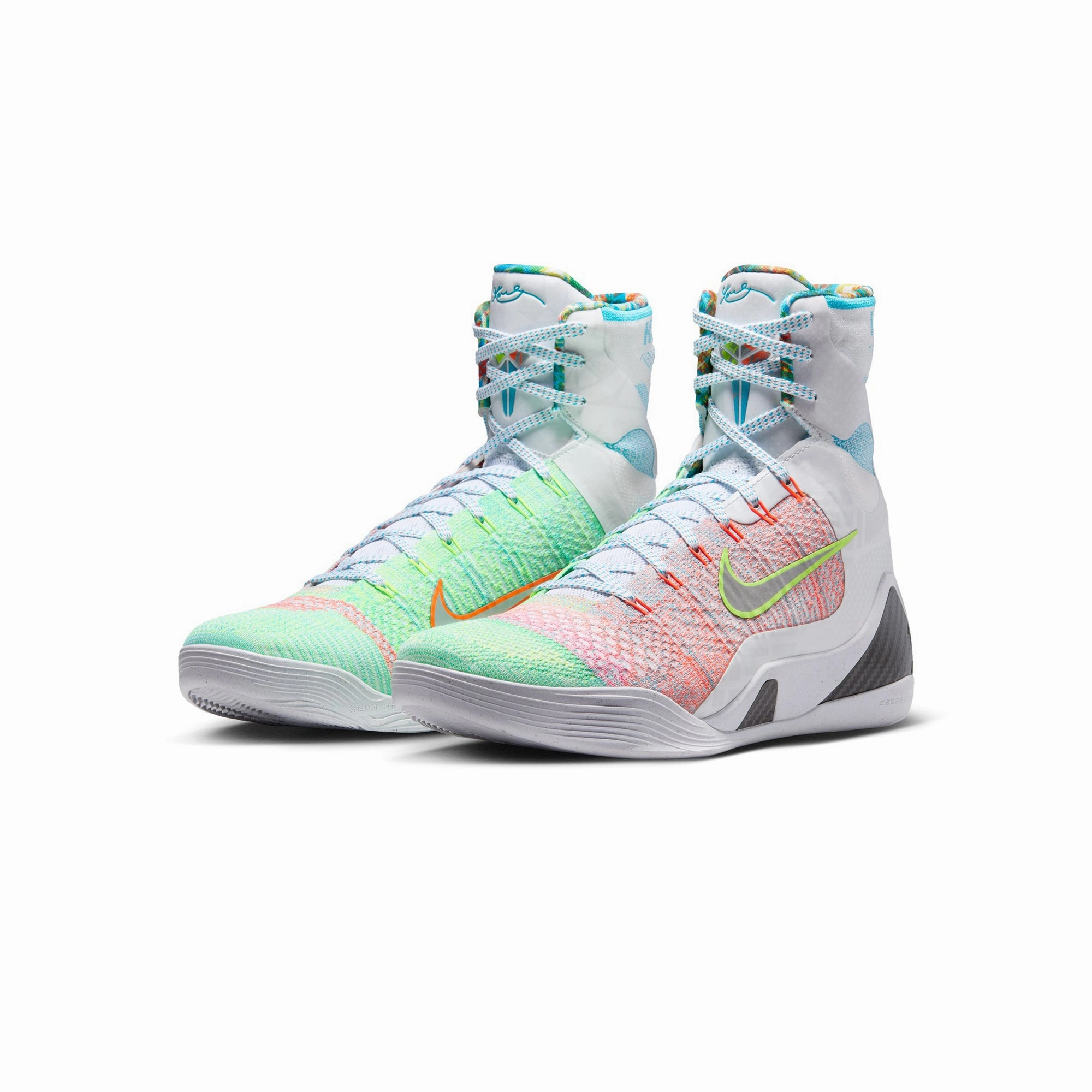 Nike Mens Kobe IX Elite High Protro "What The" Shoes Fast Lace Access