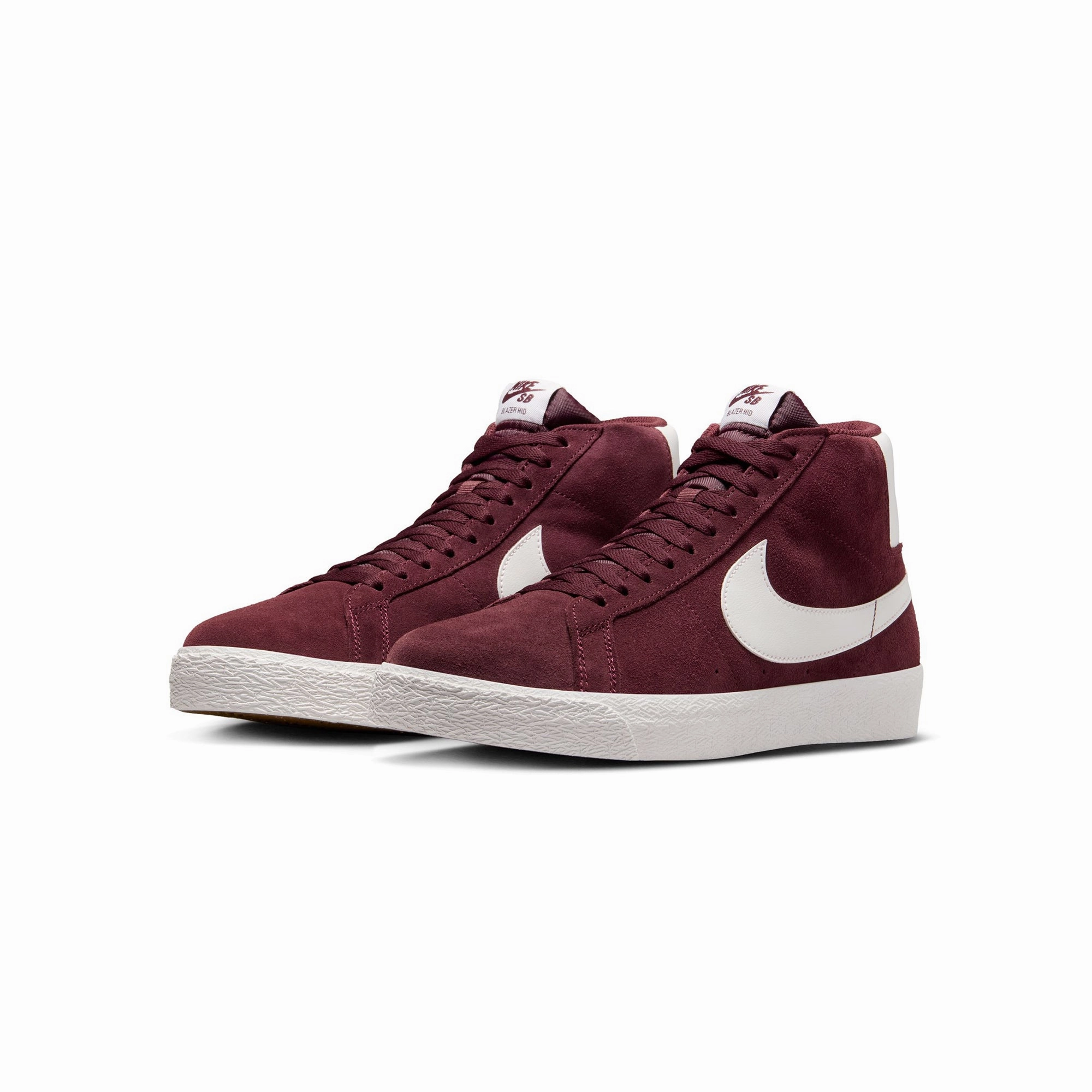Nike SB Blazer Mid Burgundy Crush Shoes Cloud Feel
