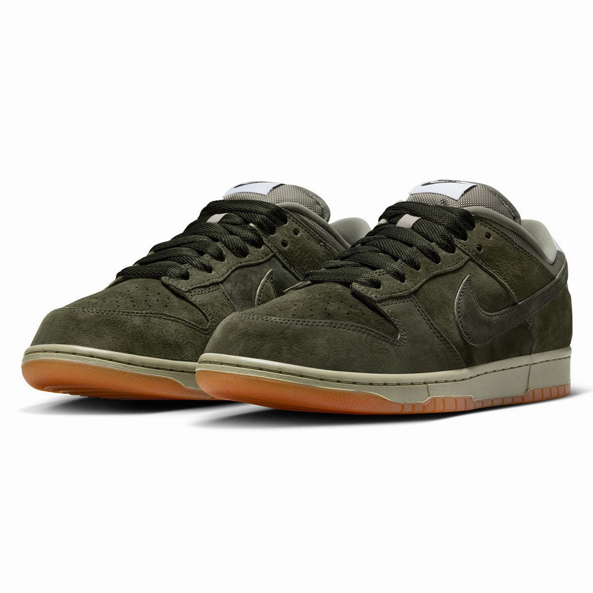 Nike SB Dunk Low Pro B Shoes - Sequoia / Sequoia - Light Army - White High Performance Concept