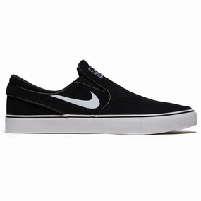 Nike SB Janoski  Slip Shoes - Black/White/Black/Black Comfy Movement Shoes Quick Comfort Step
