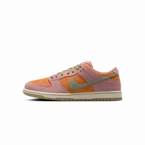 Nike SB Mens Dunk Low Pro "Red Stardust" Shoes Velcro Strap