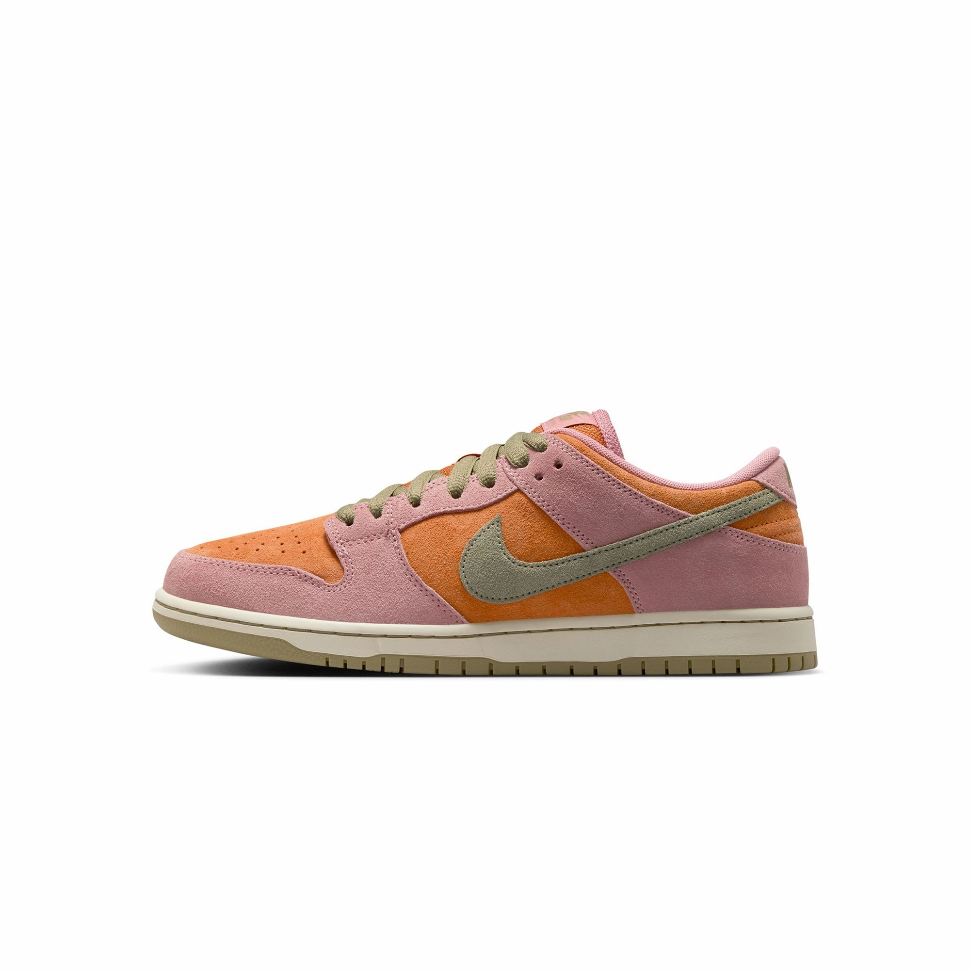 Nike SB Mens Dunk Low Pro "Red Stardust" Shoes Slim stability