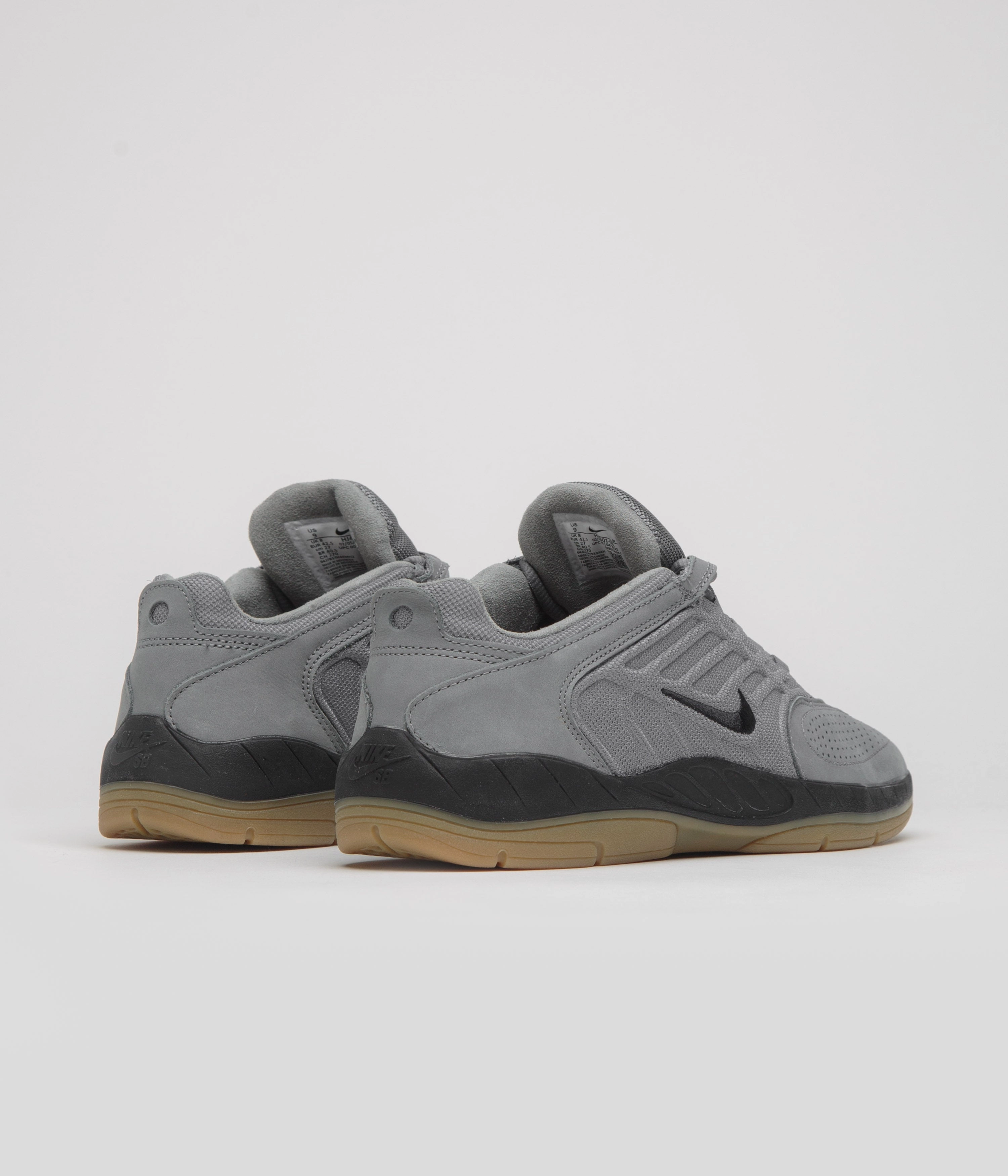 Nike SB Orange Label Vertebrae Shoes - Cool Grey / Black - Cool Grey - Dark Grey Comfort Priority