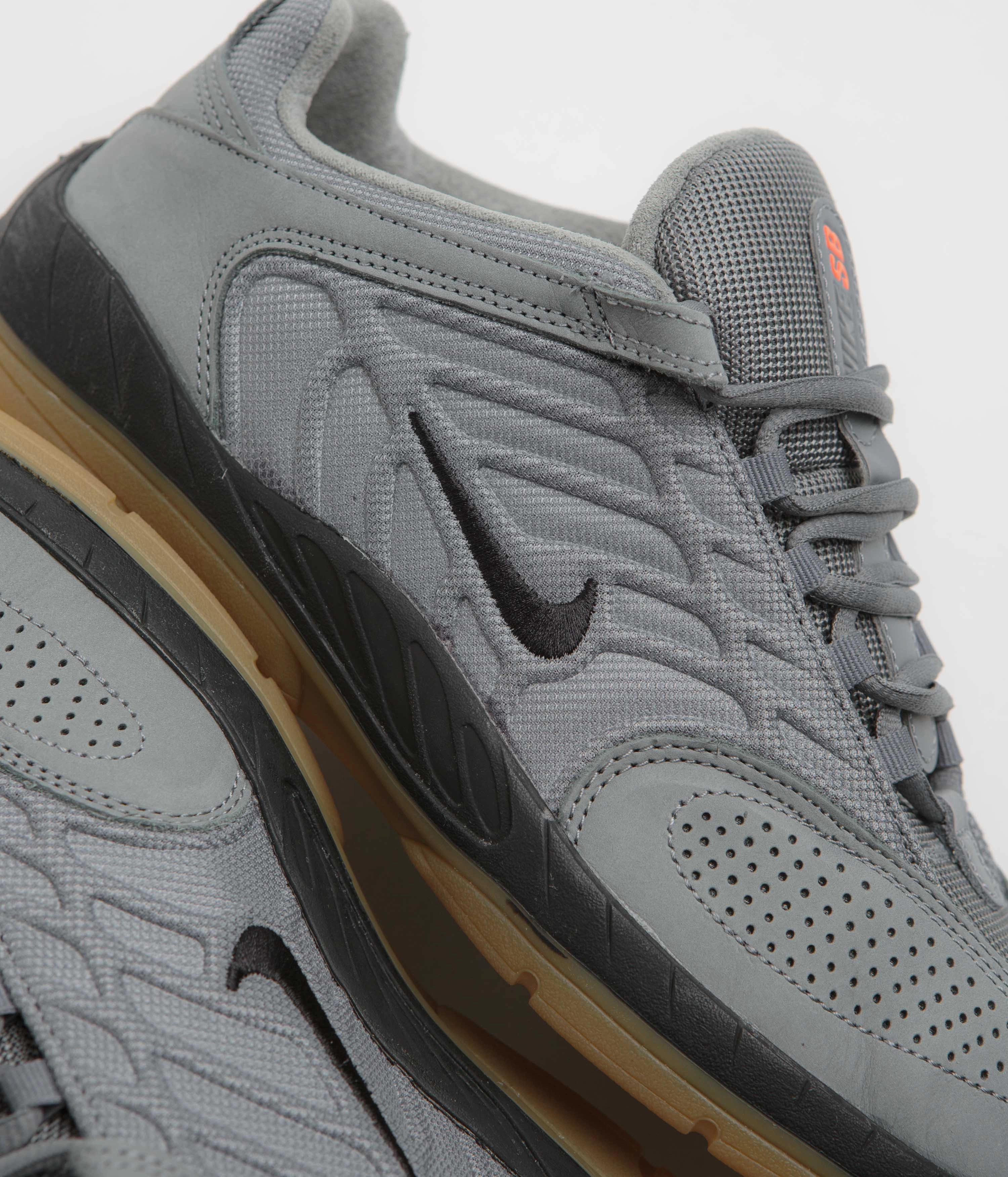 Nike SB Orange Label Vertebrae Shoes - Cool Grey / Black - Cool Grey - Dark Grey Comfort Priority