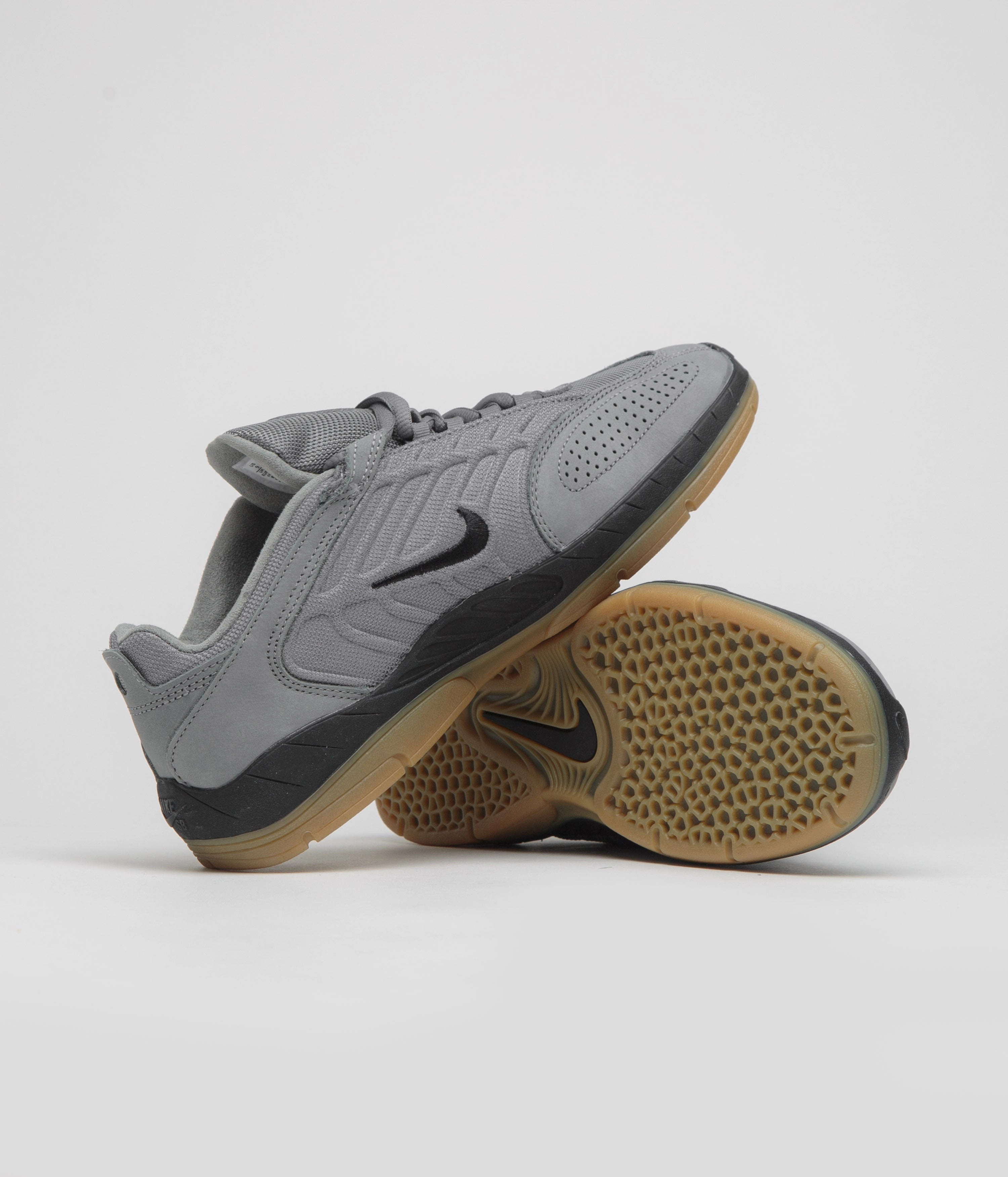 Nike SB Orange Label Vertebrae Shoes - Cool Grey / Black - Cool Grey - Dark Grey Comfort Priority