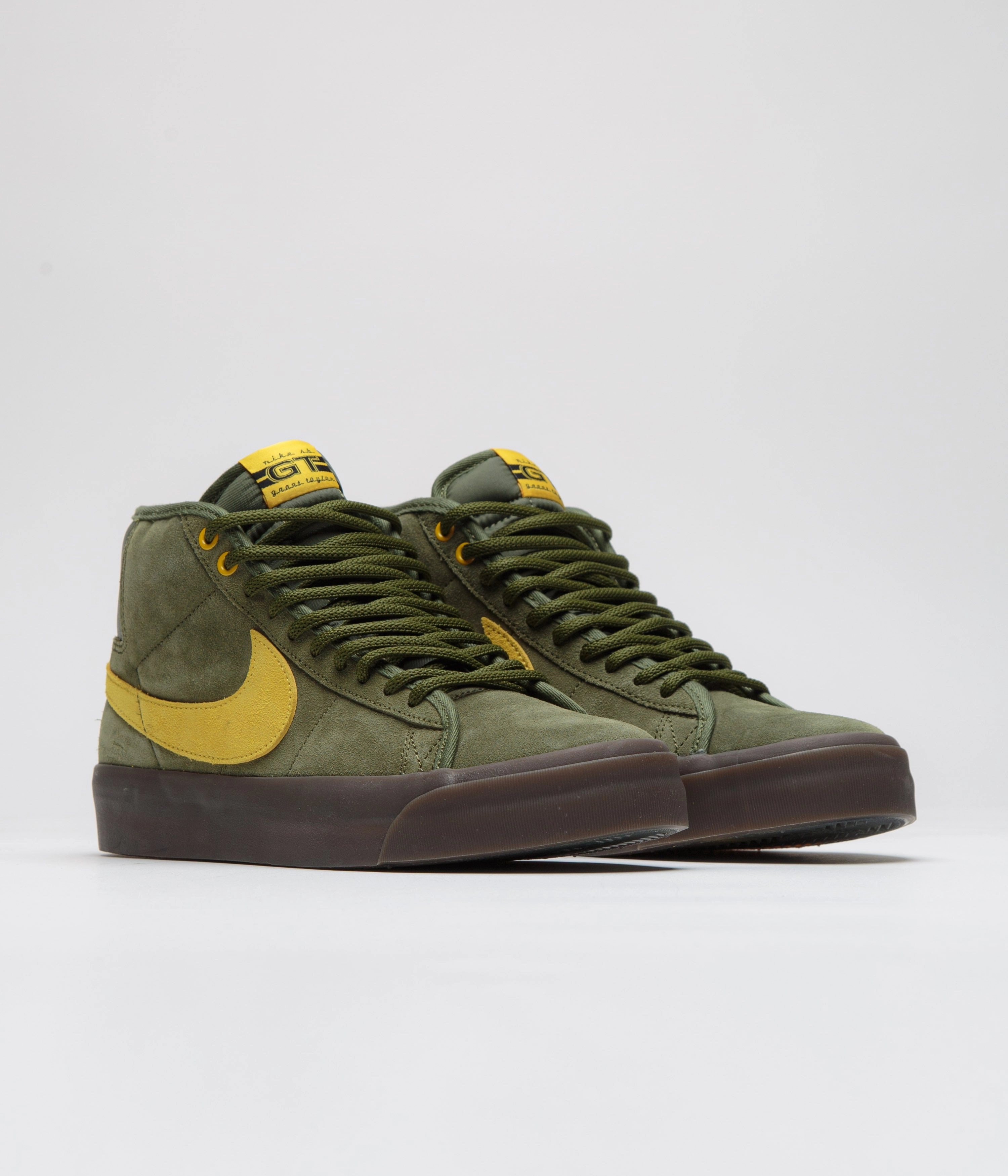 Nike SB x Antihero Blazer Mid Shoes - Rough Green / Amarillo - Rough Green Multi-Functional