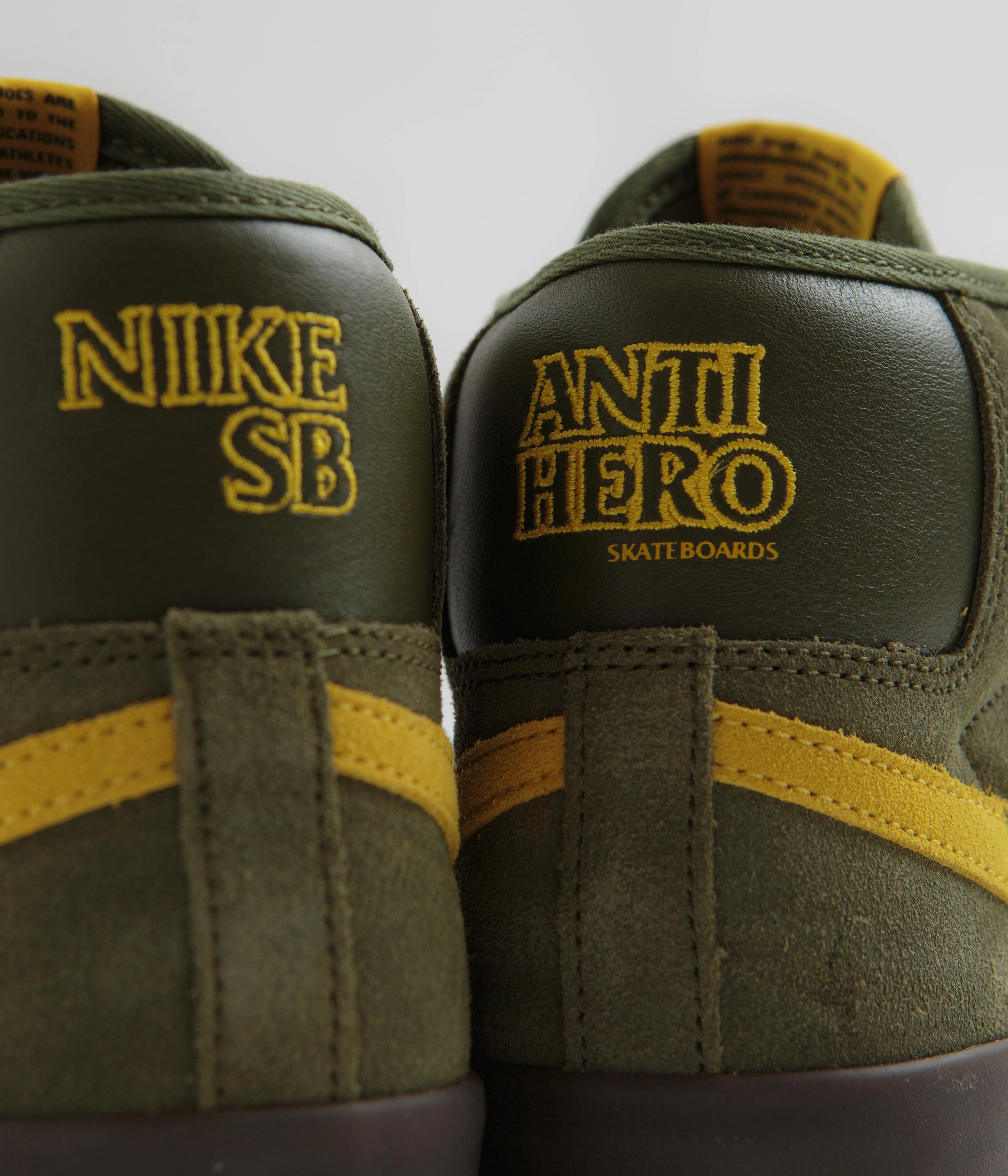Nike SB x Antihero Blazer Mid Shoes - Rough Green / Amarillo - Rough Green Multi-Functional
