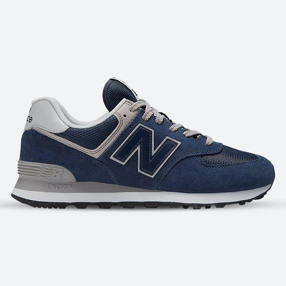 Off - road ready Men's Wide Fit New Balance ML574EVN Running Sneakers - Exclusive - Navy