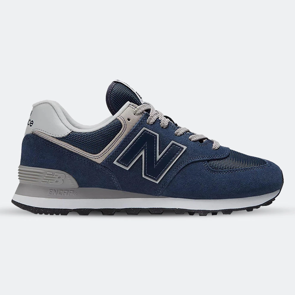 Off - road ready Men's Wide Fit New Balance ML574EVN Running Sneakers - Exclusive - Navy