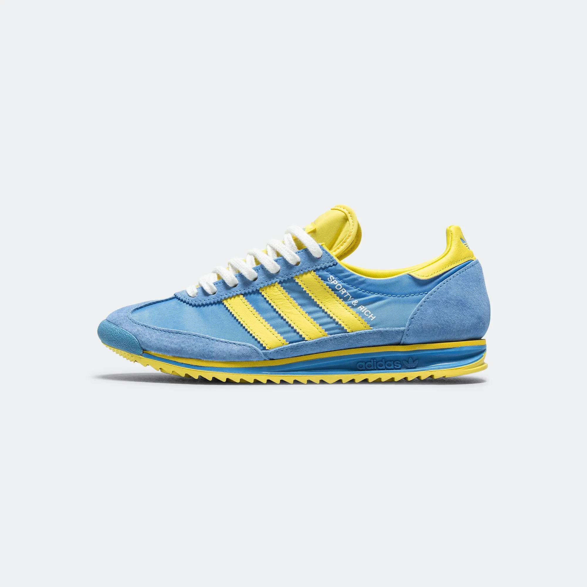 Womens SL72 x Sporty & Rich - Real Blue/Light Yellow-Footwear White All-Day Flexibility