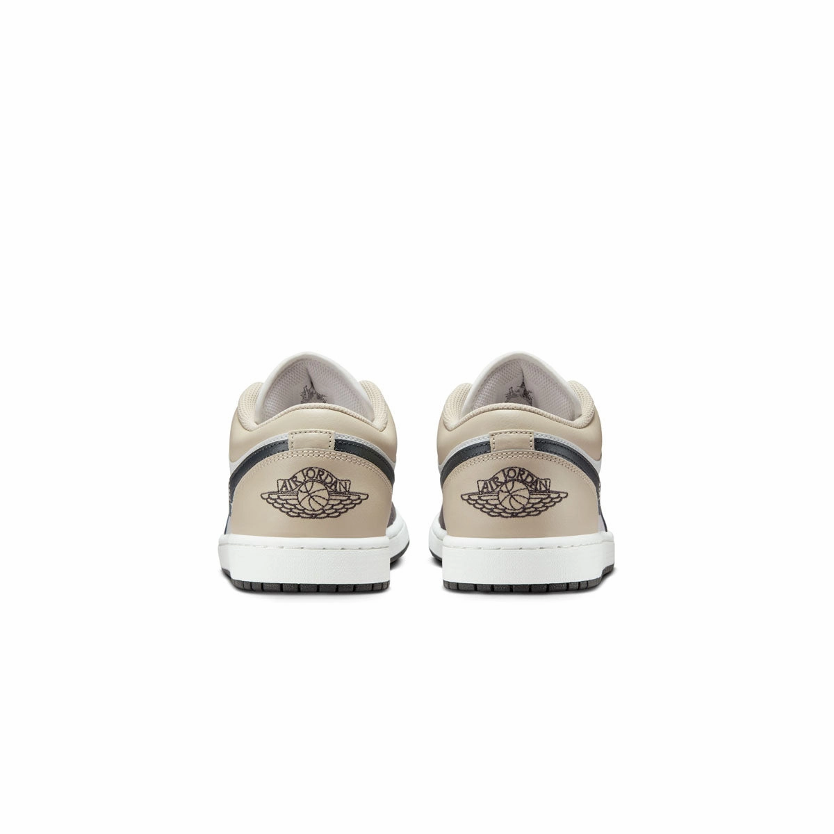 Optimized fit Air Jordan 1 Low 'Summit White Off Noir Rattan'