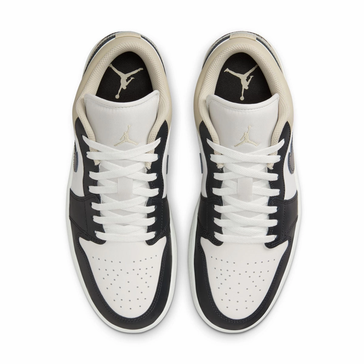 Optimized fit Air Jordan 1 Low 'Summit White Off Noir Rattan'