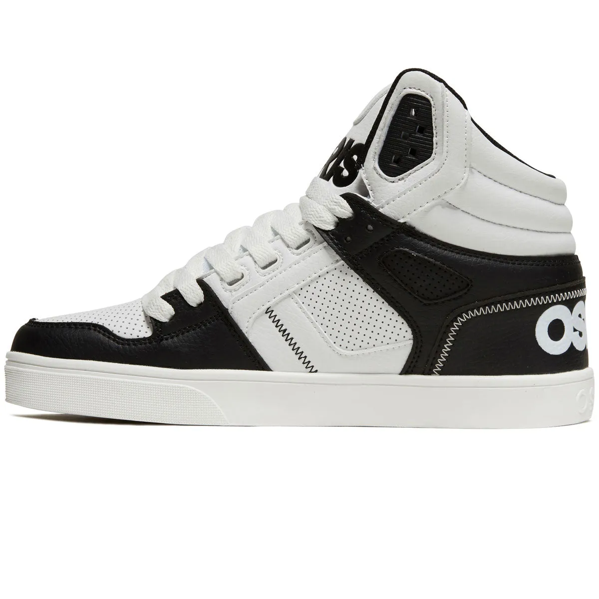 Osiris Clone Shoes - Black/White/Black Impact Step Max