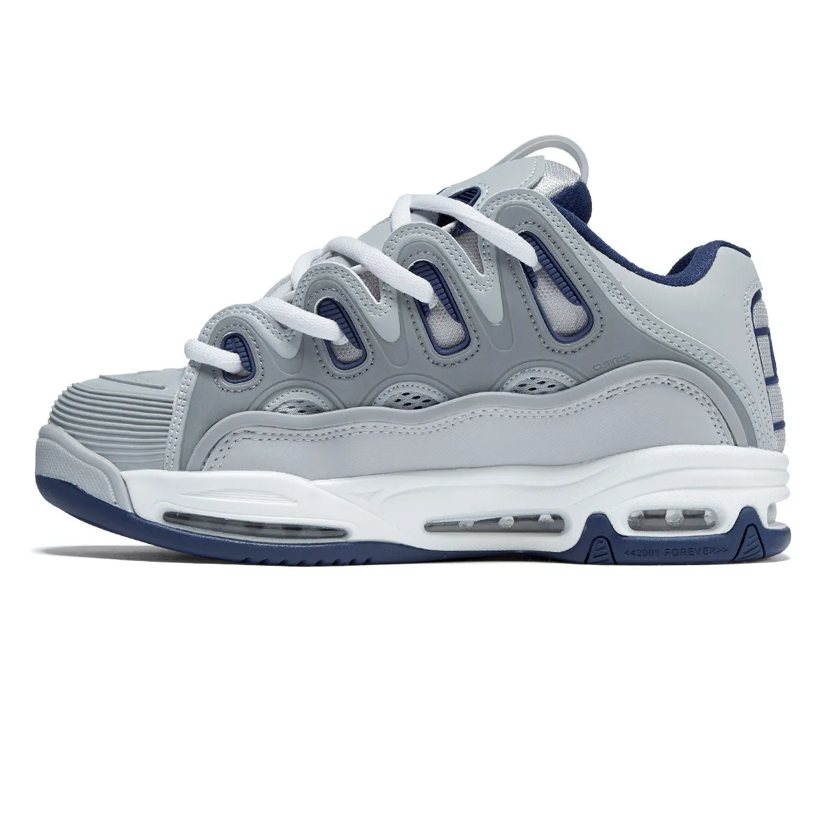 Osiris D3 2001 Shoes - Grey/Navy/White Impact Max Pro