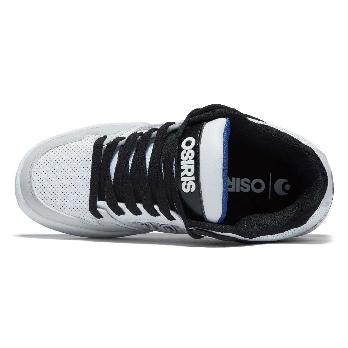 Osiris Pixel Shoes - Black/White/Blue Shock Flow Max