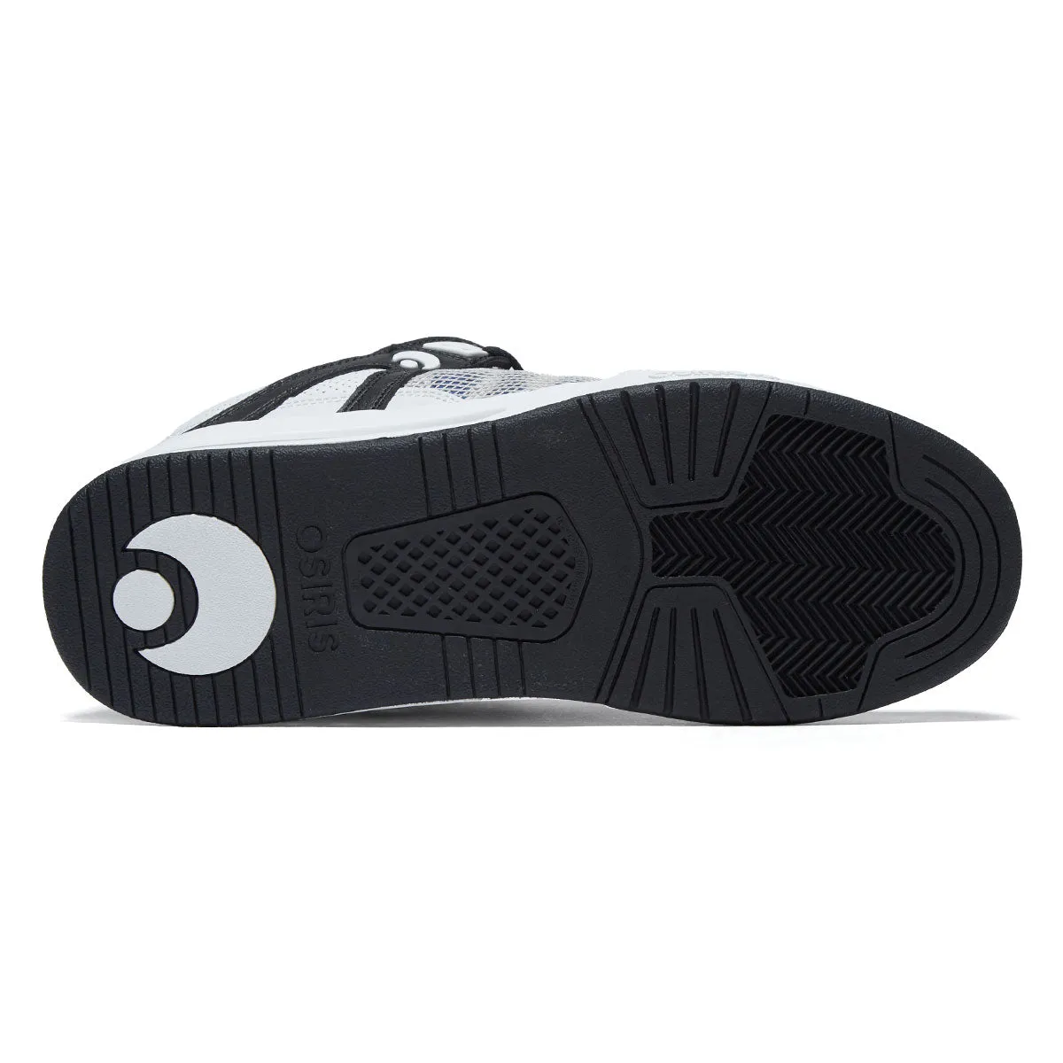 Osiris Pixel Shoes - Black/White/Blue Shock Flow Max