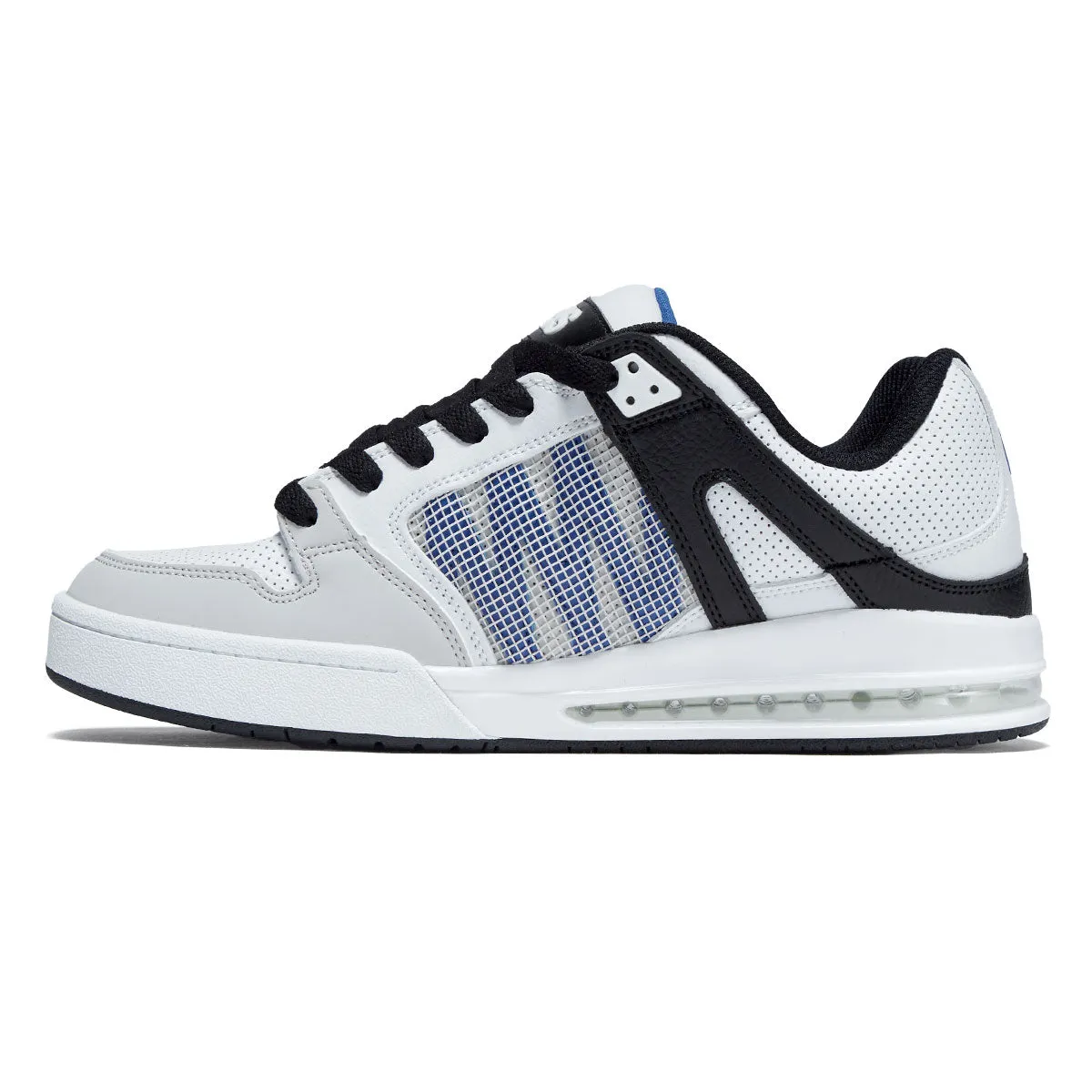 Osiris Pixel Shoes - Black/White/Blue Shock Flow Max