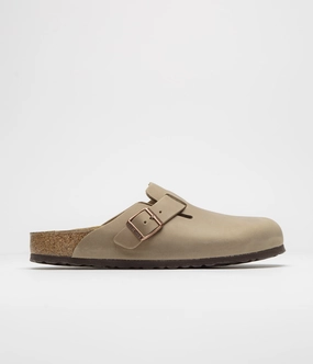 Street Adventure Sandals Breathable Slides Birkenstock Boston Narrow Sandals - Tobacco Brown