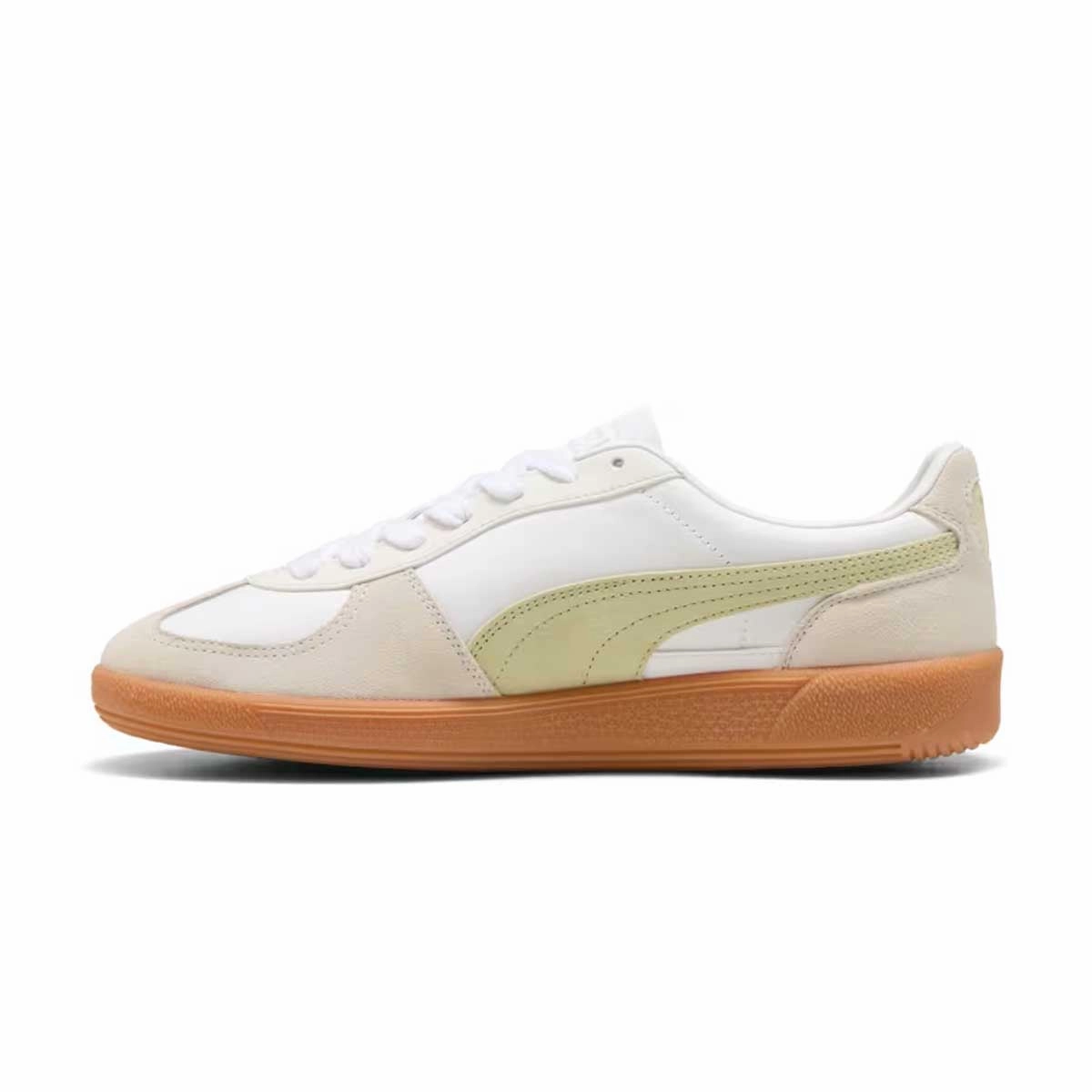Palermo Leather 'Puma White Pistachio Green' Trend Breeze