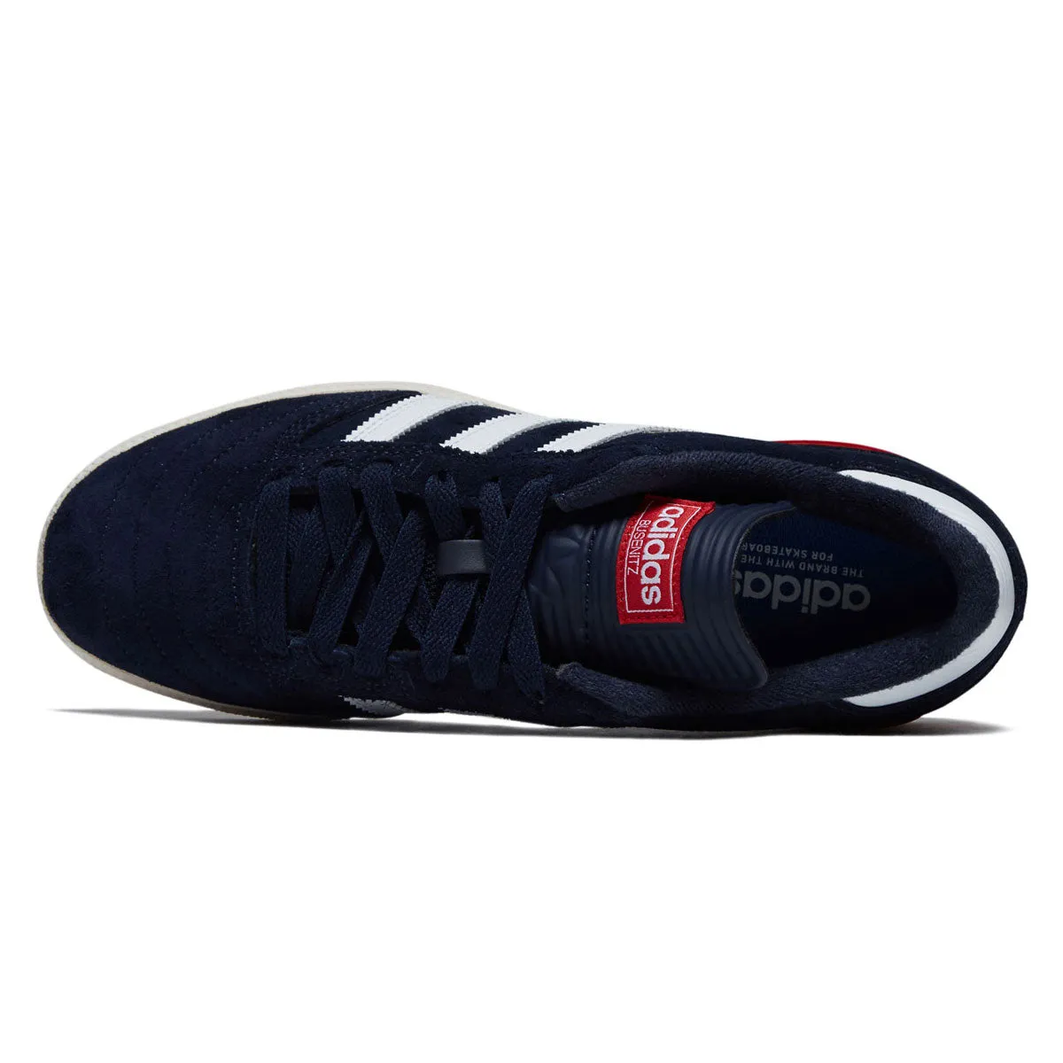 Power Step Max Adidas Busenitz Shoes - Core Navy/Ftwr White/Better Scarlet
