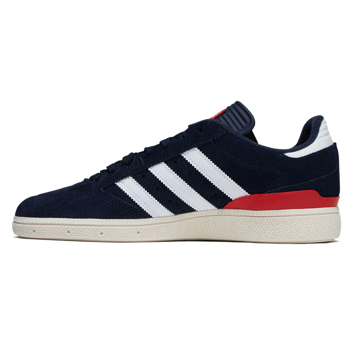 Power Step Max Adidas Busenitz Shoes - Core Navy/Ftwr White/Better Scarlet