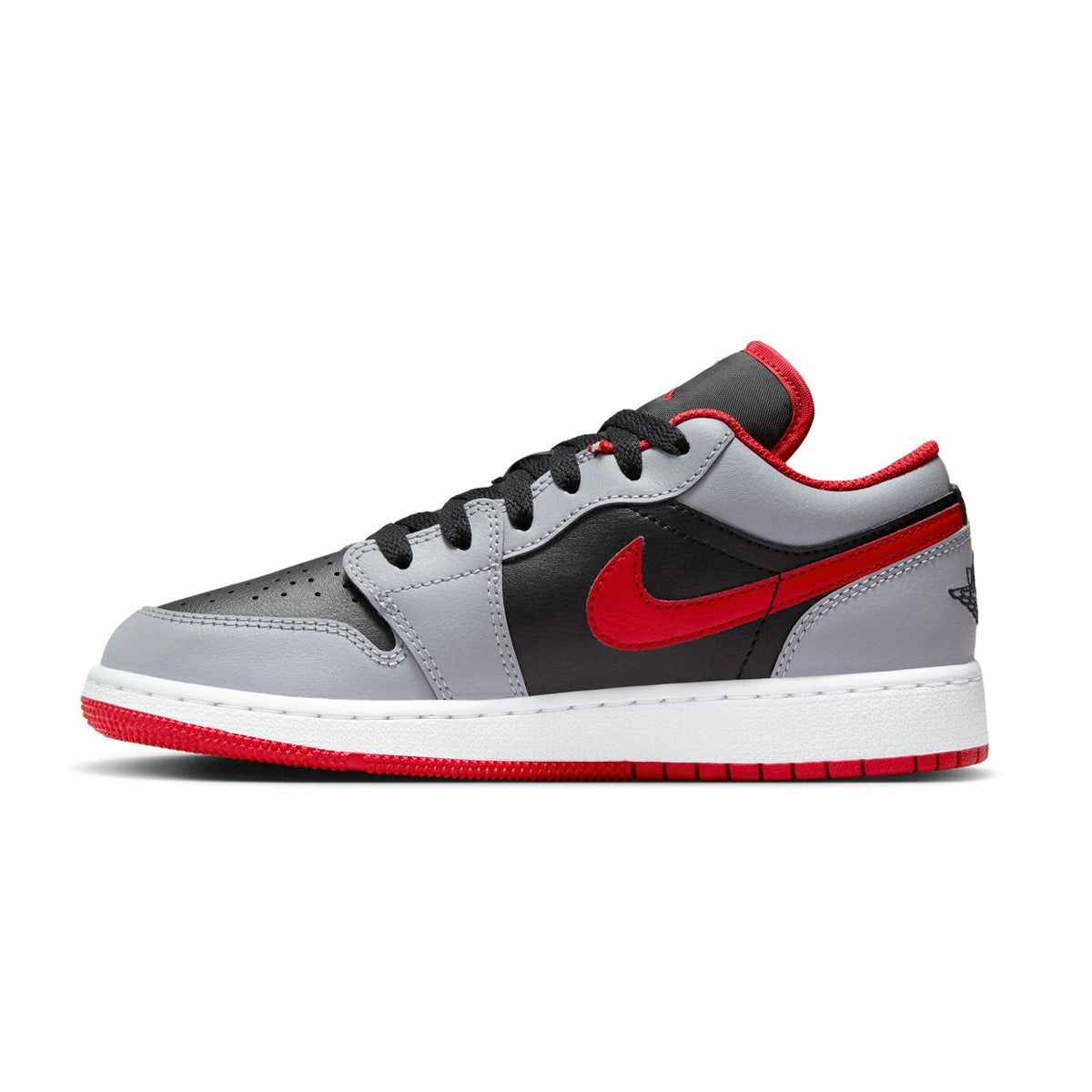 Power Ride Air Jordan 1 Low 'Black Light Smoke Grey'