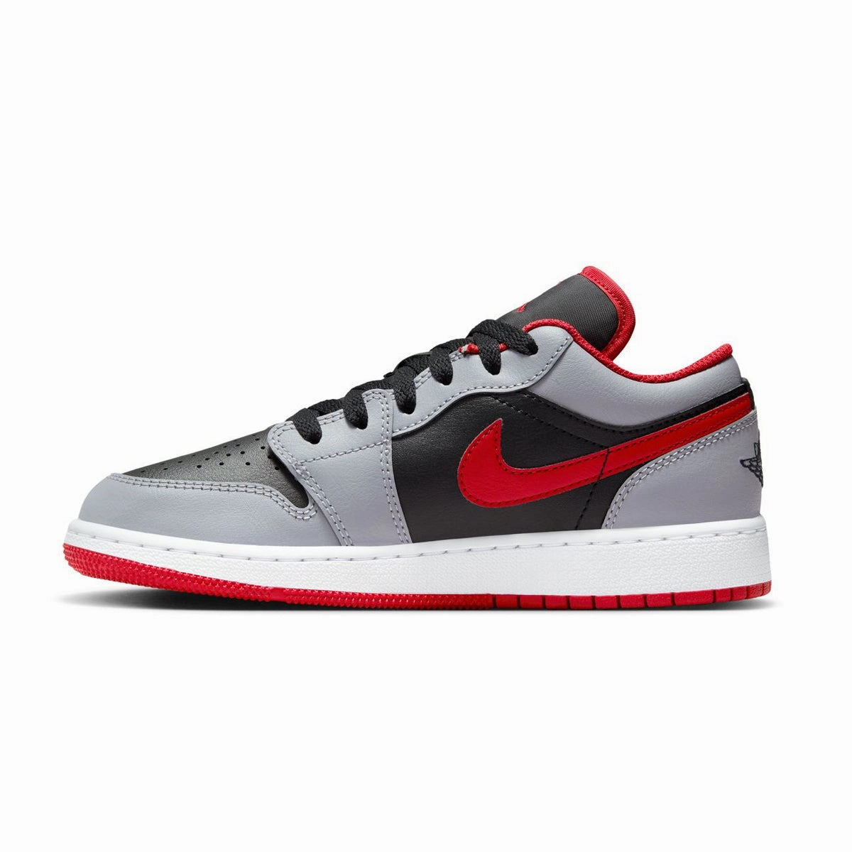 Power Ride Air Jordan 1 Low 'Black Light Smoke Grey'